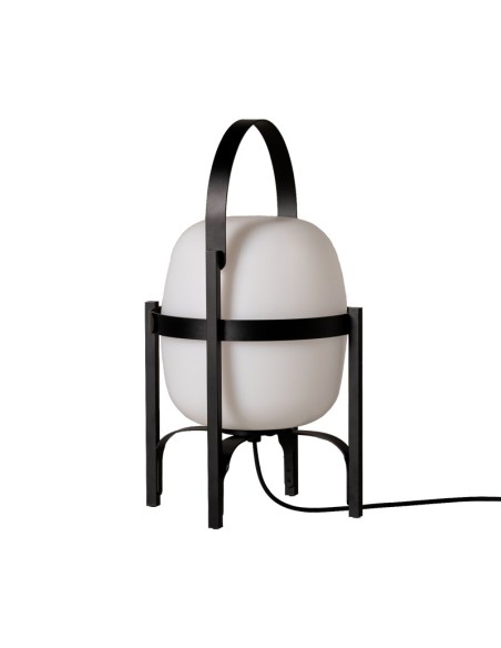 Lámpara Cesta Exterior Negro