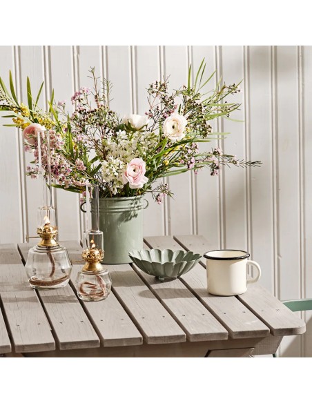 Lámpara de queroseno latón transparente L