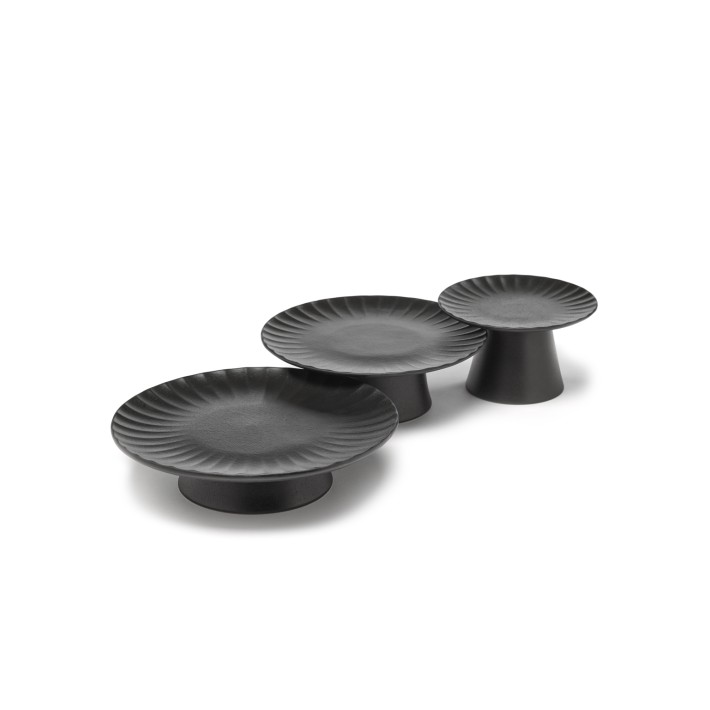 Cake Stand M Black Inku