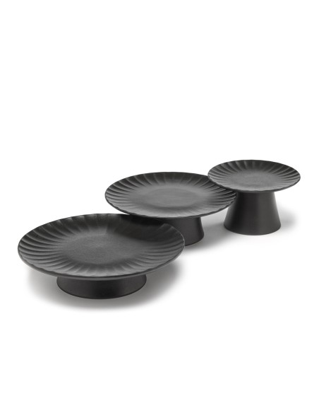 Cake Stand M Black Inku