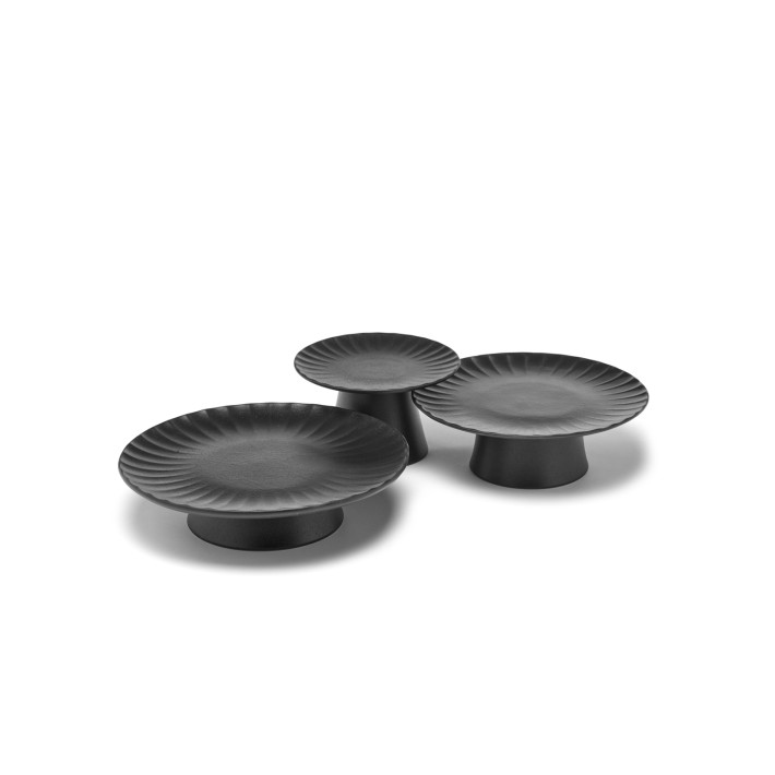 Cake Stand M Black Inku