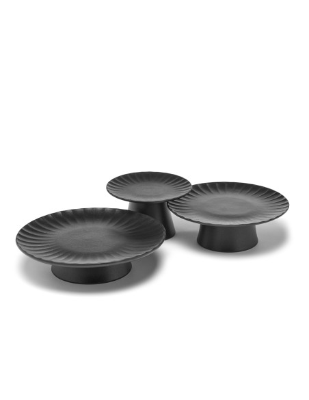 Cake Stand M Black Inku