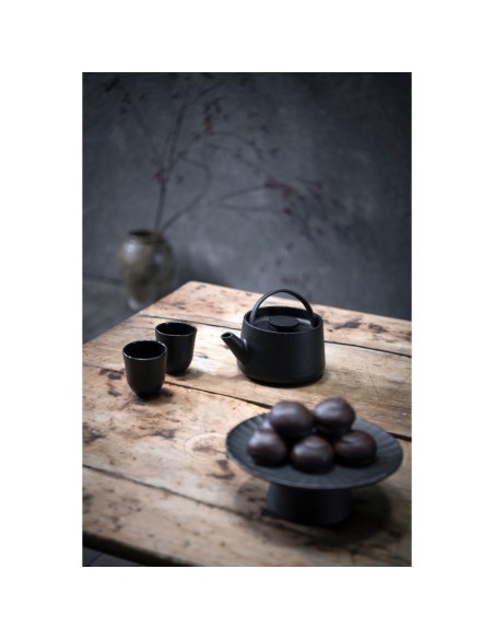 Cake Stand M Black Inku