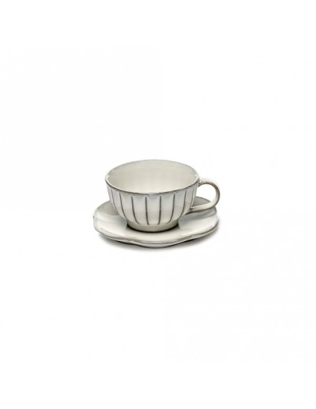 Dessert Plate Ribbed Inku