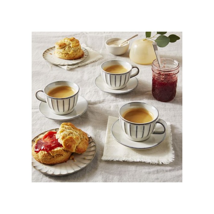 Dessert Plate Ribbed Inku