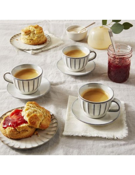 Dessert Plate Ribbed Inku