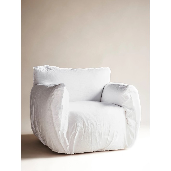 Sillón Nuvola 05  Lino Blanco