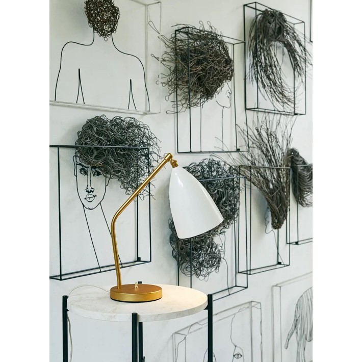 Lámpara Gräshoppa Table Blanco