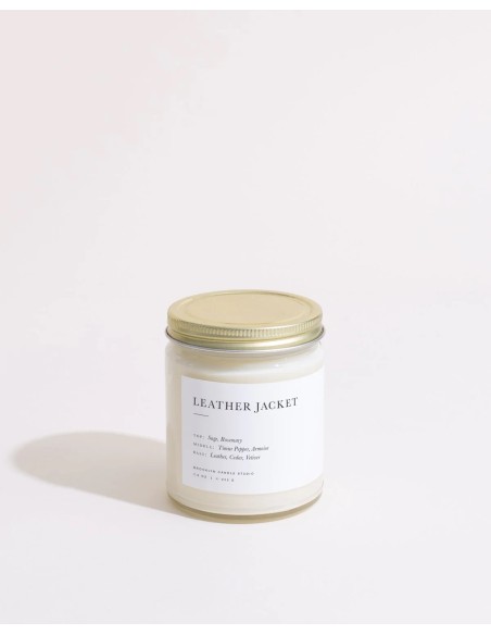 Vela Minimalist Leather Jacket