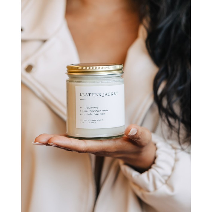 Vela Minimalist Leather Jacket