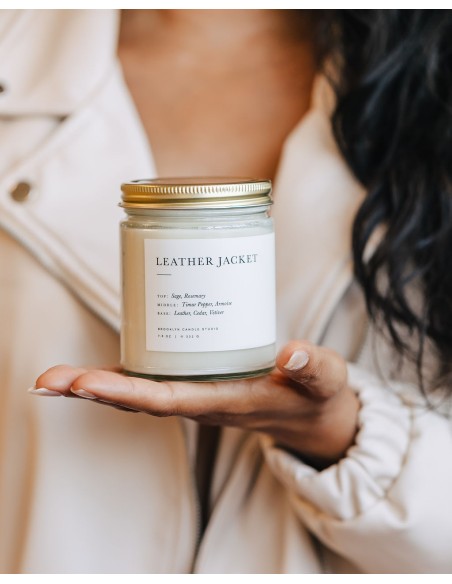 Vela Minimalist Leather Jacket