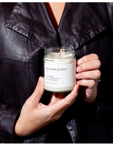 Vela Minimalist Leather Jacket