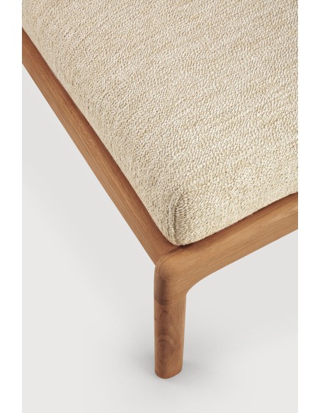 Reposapiés Jack de exterior en teca - natural