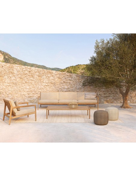 Puf de exterior Donut Mocha