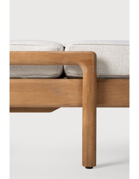 Tumbona de jardín ajustable Jack Blanca