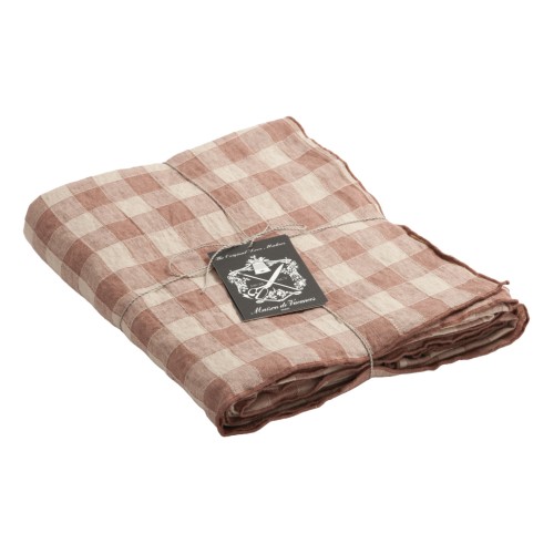 Mantel Bourdon en tela vintage | Terracota