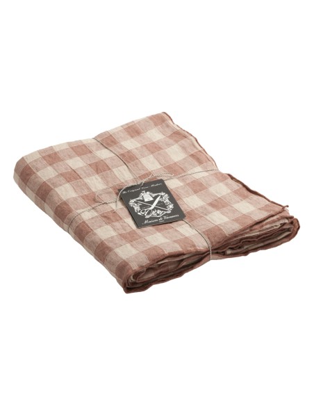 Mantel Bourdon en tela vintage | Terracota