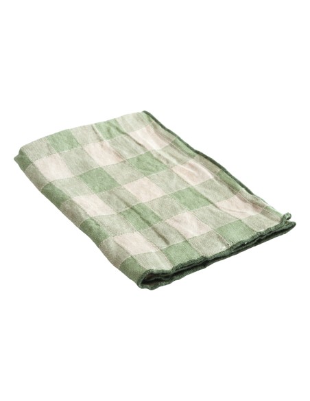 Servilleta Bourdon en tela vintage | Salvia