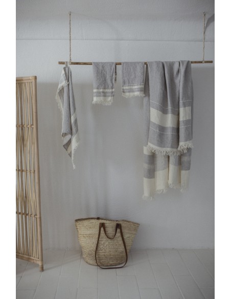 Belgian Towel Guest Grey