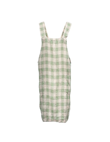 Delantal Japones Vintage ingham Apron - Sauge
