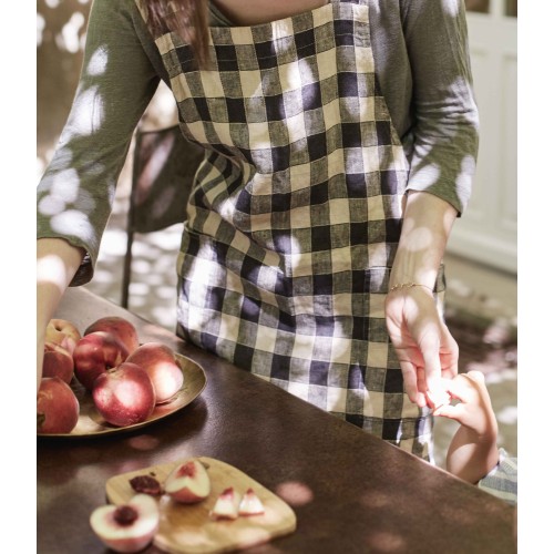 Delantal Japones Vintage ingham Apron - Sauge 2