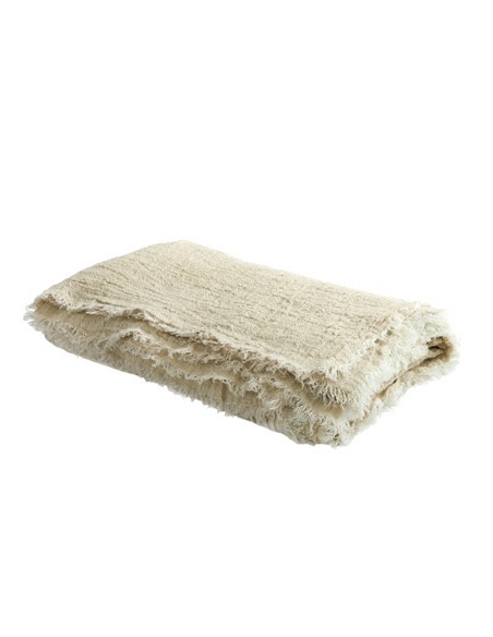 Vice Versa Plaid Washed Linen Crepe, Fior di Latte