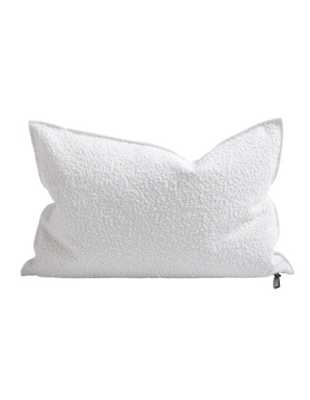 Cojín Vice Versa Wooly Canvas Blanco