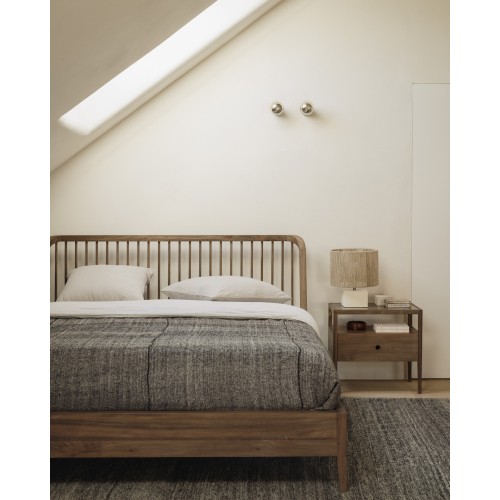 Cabecero en teca maciza 180 cm - Dormitorio / Camas y cabeceros