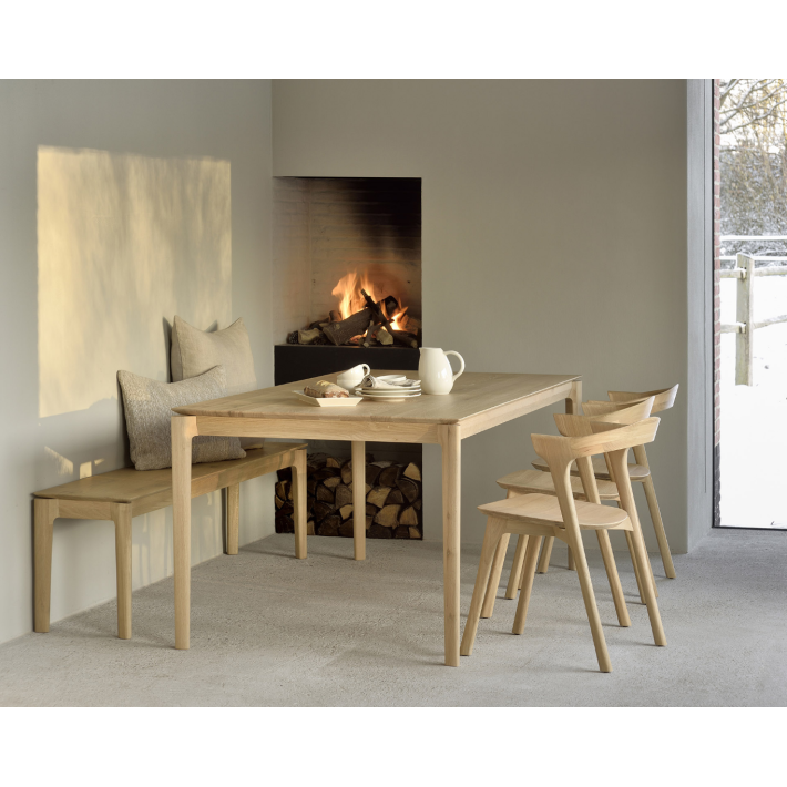 Mesa Bok Extensible Redonda Roble