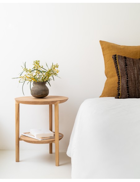 Mesita Auxiliar Bok Roble