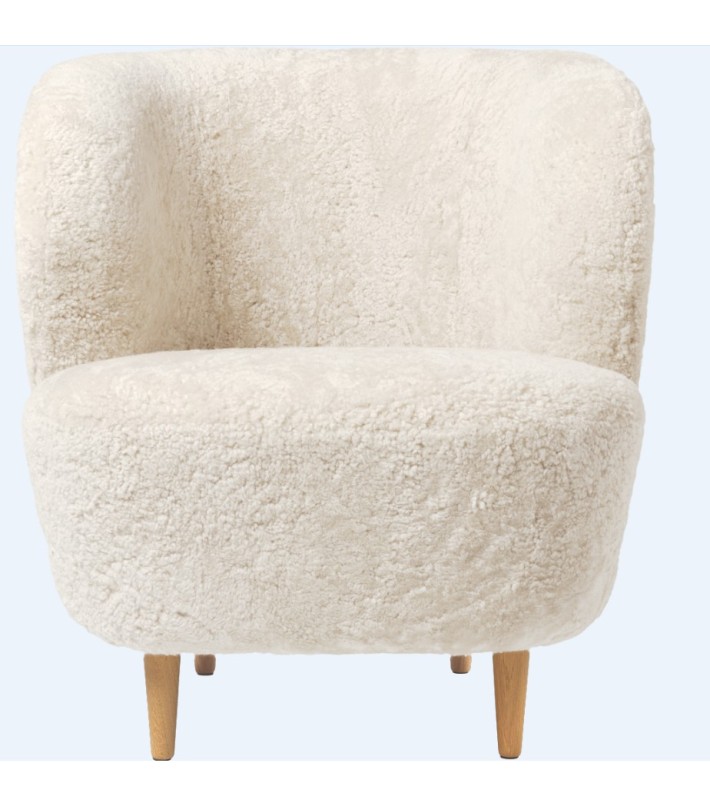 Sillón giratorio Stay pie madera