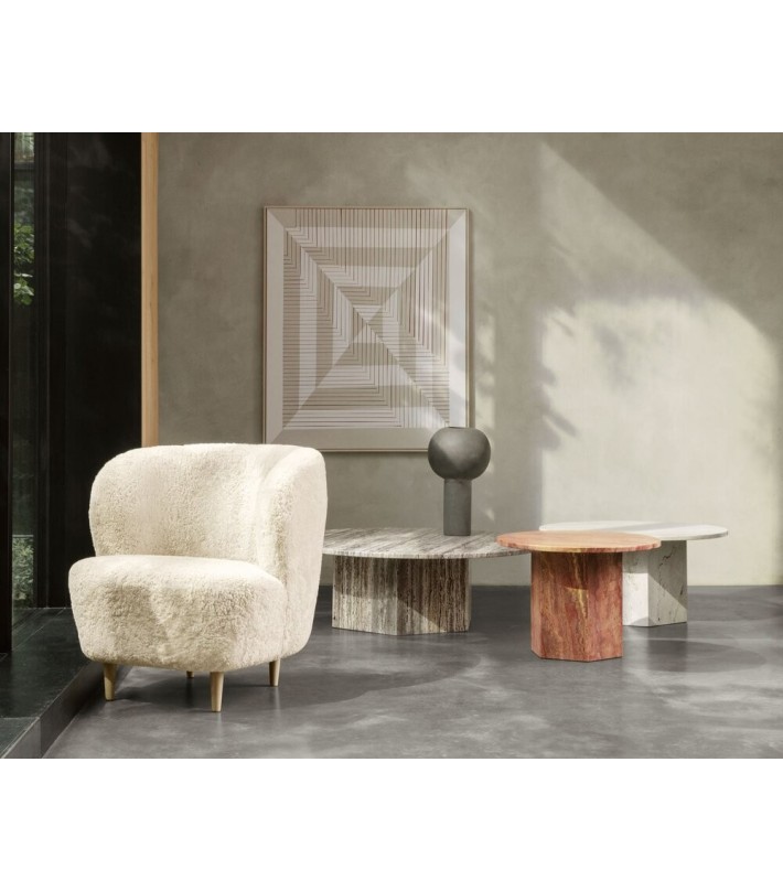Sillón giratorio Stay pie madera