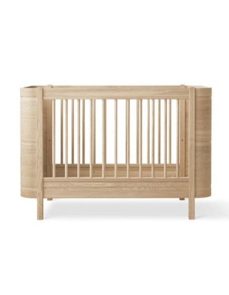 Cuna Wood Mini Roble Natural sin Junior Kit