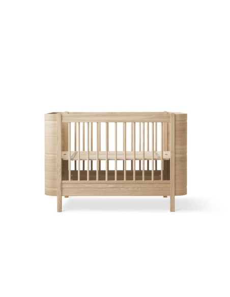 Cuna Wood Mini Roble Natural sin Junior Kit