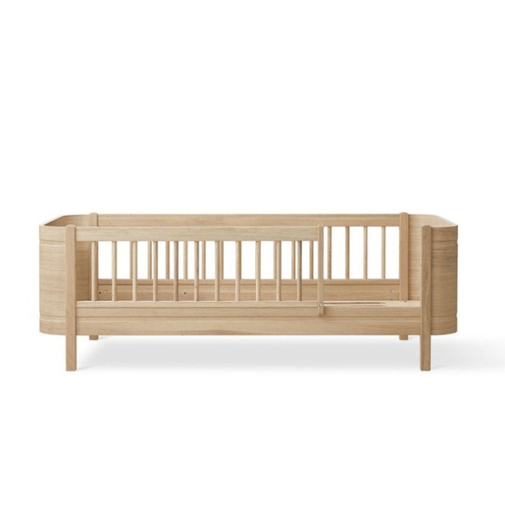 Cuna convertible en cama Wood Mini Roble Natural
