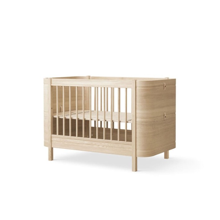 Cuna convertible en cama Wood Mini Roble Natural