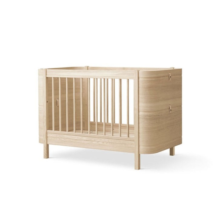 Cuna convertible en cama Wood Mini Roble Natural