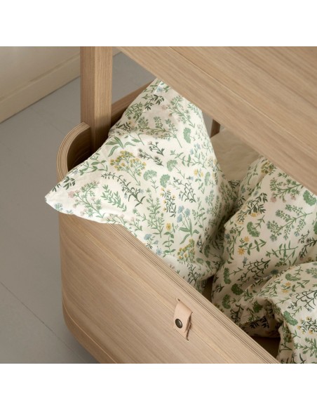 Wood Mini + Junior Bed Roble Natural