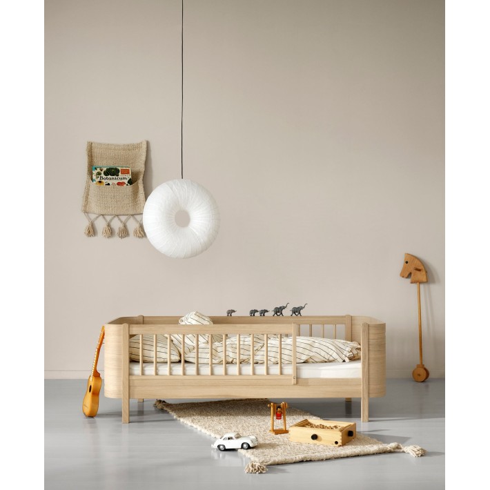 Wood Mini + Junior Bed Roble Natural