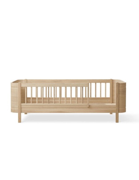 Wood Mini + Junior Bed Roble Natural