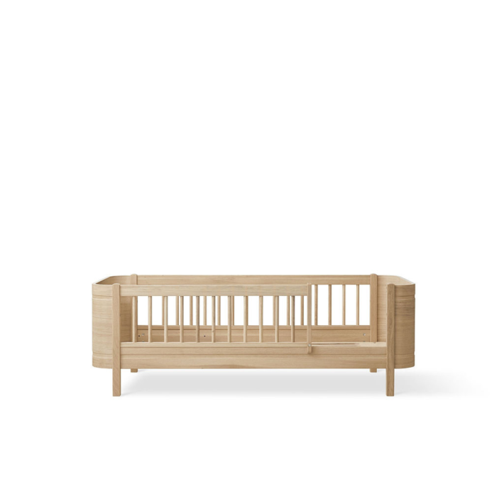 Wood Mini + Junior Bed Roble Natural