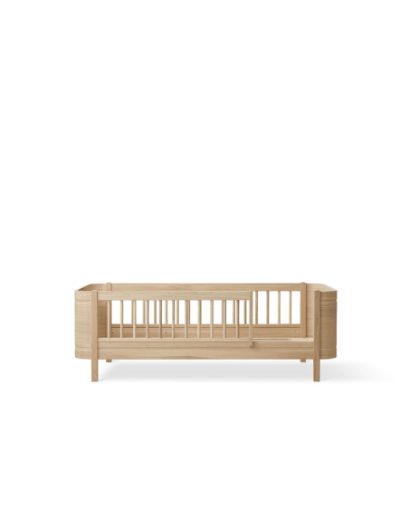 Wood Mini + Junior Bed Roble Natural