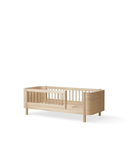 Wood Mini + Junior Bed Roble Natural