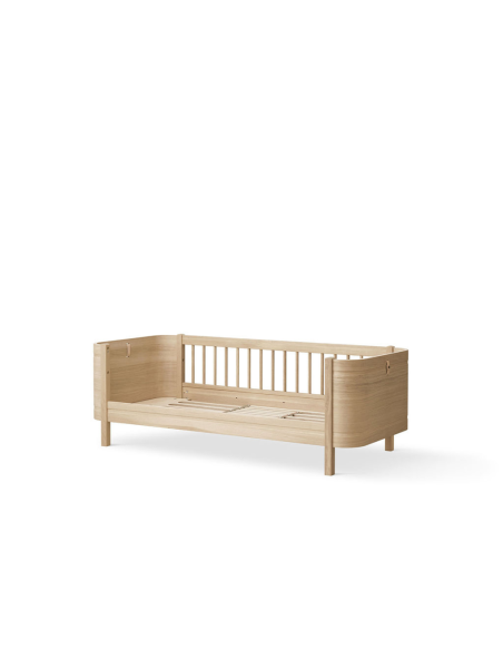 Wood Mini + Junior Bed Roble Natural