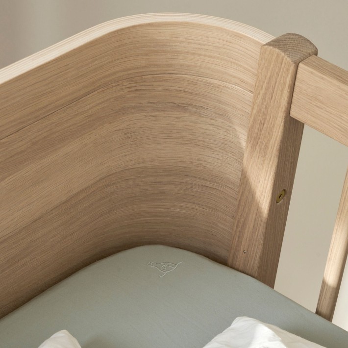 Wood Mini + Low Bunk Bed Roble Natural