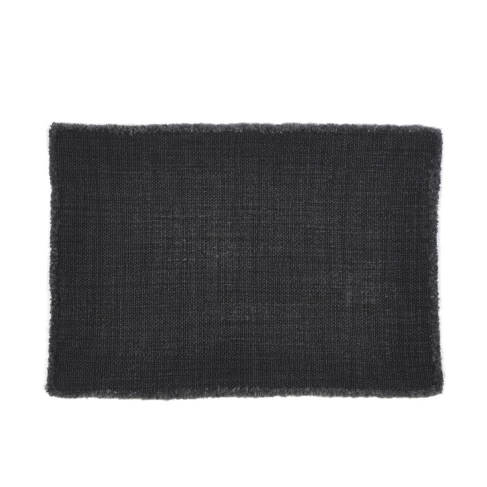 Mantel individual Jasper Place Faded Black