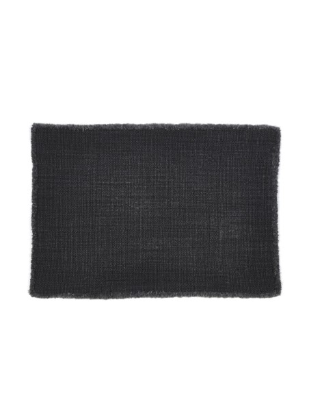 Mantel individual Jasper Place Faded Black