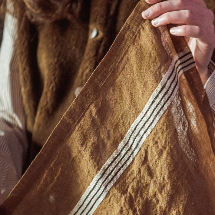 Servilleta de lino Locomotive Stripe