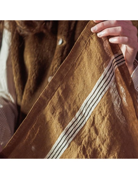 Servilleta de lino Locomotive Stripe