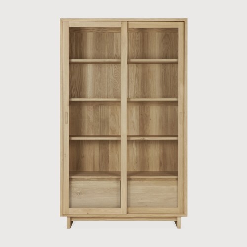 Vitrina Wave Roble